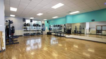 YMCA Louisville Southwest branch group fitness studio