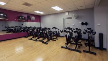 YMCA Louisville Southwest branch group fitness studio