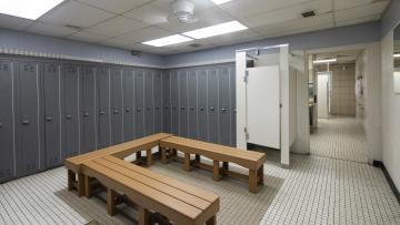 YMCA Louisville Southwest branch locker room